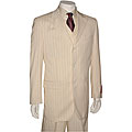 Mantoni Urban Men's Off-white 3-piece Wool Suit