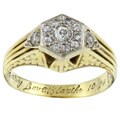 14k Yellow Gold 1/2ct TDW Diamond Estate Ring (J, I2) (Ring Size 9.75)
