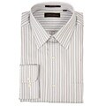 Joseph Abboud Men's Grey Stripe Dress Shirt