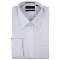 Joseph Abboud Men's Blue Multi Stripe Dress Shirt