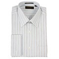 Joseph Abboud Men's Blue Multi Stripe Dress Shirt