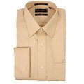 Joseph Abboud Men's Tan Herringbone Dress Shirt