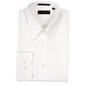 Joseph Abboud Men's White Tonal Stripe Dress Shirt