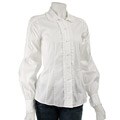 Robert Rodriguez Women's Ruched Sleeve Shirt