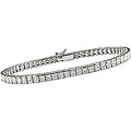 18k Gold 7ct TDW Princess-cut Diamond Bracelet (GHI, I1)