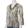 California Bloom Women's Leopard Bell Cuff Top