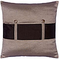 Silver and Black Thai Silk Cushion Cover