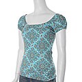 Energie Junior's Scoop Neck Cap Sleeve Shirt