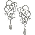 18k White Gold 1 4/5ct TDW Diamond Earrings (G-H, SI)