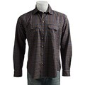 Toscano Men's Long-sleeve Plaid Shirt