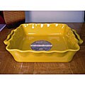 Appolia Yellow French Ceramic 12-inch Baking Dish
