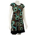 Rabbit Rabbit Rabbit Cap-sleeve Trapeze Dress