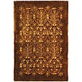 Hand-tufted Royalty Dark Olive Wool Rug (4 ' x 6')