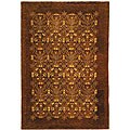Hand-tufted Royalty Dark Olive Wool Rug (8' x 10')