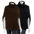 Focus 2000 Women's Cowl Neck Sweater Poncho