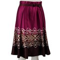 Focus 2000 Women's Charmeuse Printed Skirt
