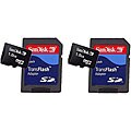 SanDisk 1GB SDSDQ-1024 Memory Card (Set of 2)