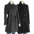 Via Spiga Cashmere Blend Belted Grommet Walker Coat