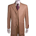 Mantoni Urban Diamond-shaped Lapel Camel Suit