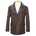 Mantoni Men's Red Label Vintage Faux Leather Jacket