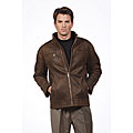 Mantoni Red Labeled Men's Leatherette Waist Jacket