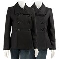 Giacca Women's Double-breasted Wool Peacoat