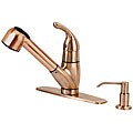 Fontaine Copper Finish Pull-out Kitchen Faucet