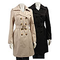 London Fog Women's Double-breasted Trench Coat