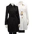 London Fog Women's Cinch Belt Trench Coat