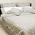 Paisley 10-piece Cotton Quilted Bedding Set