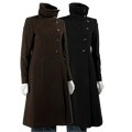 Cole Haan Women's Funnel Neck Pencil Coat