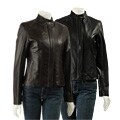 Cole Haan Women's Lambskin Leather Jacket