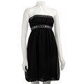 London Times Women's Bandeau Empire Dress