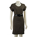 Ronni Nicole Women's Short-sleeve Belted Dress