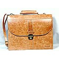 Pampino Camel Leather Briefcase