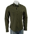 French Connection Men's Military-influenced Shirt