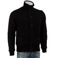 French Connection Men's Button and Zip Sweater