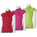 Beiza Women's Short-sleeve Turtleneck Top