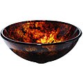 Autumn Light Glass 14-inch Vessel Sink