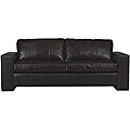 Jordan Dark Brown Leather Sofa
