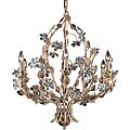 Weathered Beige 6-light Chandelier
