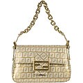 Fendi Mamma Mini Gold Zucchino Baguette