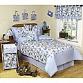 Blue and Khaki Camouflage Kid's Bedding Set