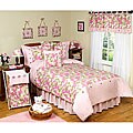 Pink and Khaki Camouflage Full/Queen Bedding Set
