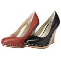 Matiko Women's Studded Leather Wedges