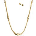 10k Yellow Gold Necklace and Earring Set