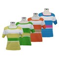 Kenneth Miller Women's Metallic Striped Knit Shirt