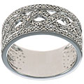 Maddy Emerson Sterling Silver 1/5ct TDW Diamond Ring