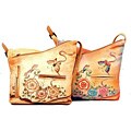 Kozmic Hand-painted Leather Floral Shoulder Bag