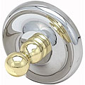 Crystal Cove Chrome and Brass Robe Hook